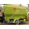 Mobile Silage Spreader Machine TMR Feed Mixer For Dairy Cows , Diesel Engine