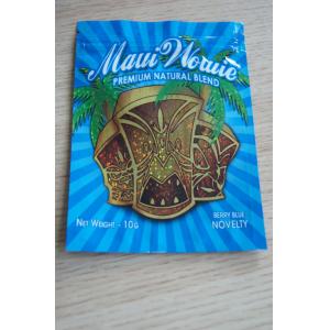 Natural Blend Berry Blue Herbal Incense Packaging 10g Maui Wowee Premium