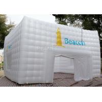 China Large White Inflatable Cube Tent 420 D Oxford Cloth Apply To Trade Show on sale
