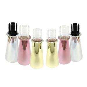 Metallic Gold Pink Plating Champagne Bottle Sippers For Mini Wine Bottle