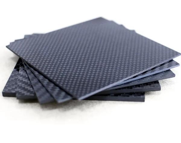 Tablero de fibra de carbono compuesto de alta resistencia / placa / hoja Dimensión personalizada
