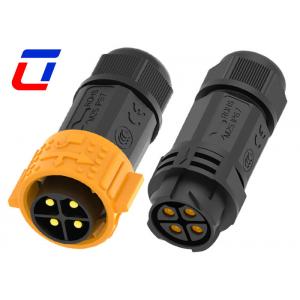 China Waterproof 4 Pin Male And Female Wire Connector Quick Push Lock 50A supplier