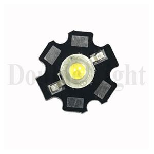 China High Power White SMD LED PCB Board 20mm*20mm With Lens Diameter 5.4mm CCT 5000-6000K supplier