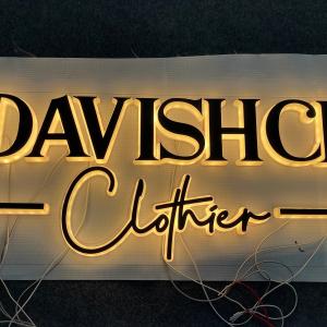Popular Indoor Sign LED Acrylic Sign LED Acrylic Alphabet Stainless Steel Alphabet Lighting Letter Sign