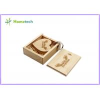 China Heart Shaped Wooden USB Flash Drive Customized Logo For Promotional Gift on sale