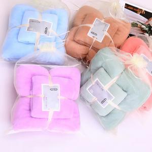 300 GSM Coral Fleece Face Bath Towel Set for Home Hotel Spa from OEM Manufacturers