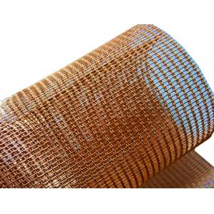 Rose Golden Metal Cable Architectural Wire Mesh Used For Theatre Ceiling