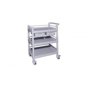 Hospital Instrument Medication Trolley Cart With Durable Push Handle