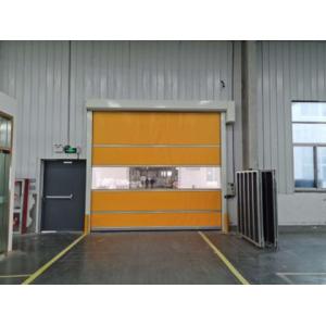 Auto High Speed Vinyl Roll Up Doors Photoelectric Safety Protection 0.8 - 1.2m/s