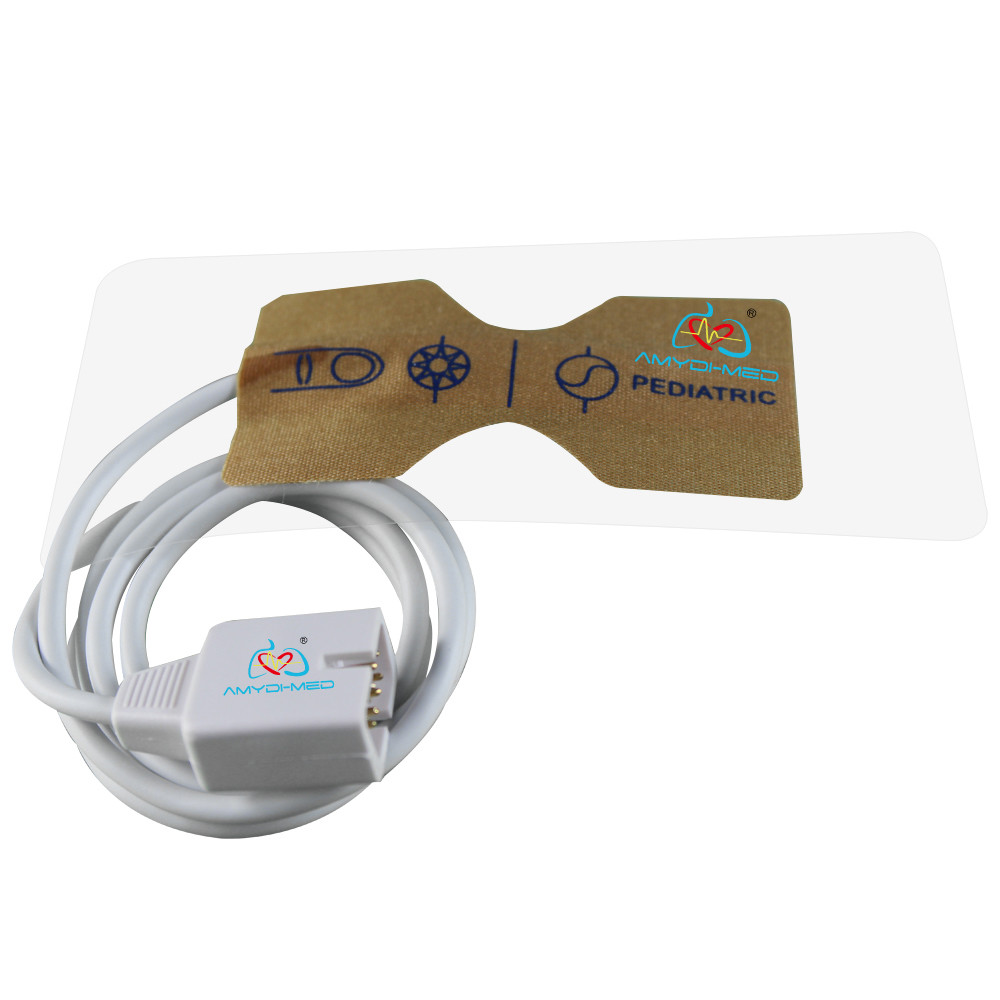 China Adhensive Disposable Neonate Spo2 Sensor PVC DB9 9P Connector Compatible Datex Ohmeda supplier