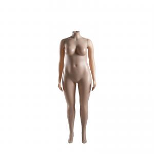 Headless Plump Female Full Body Mannequin Skin Color With Natural Curvy
