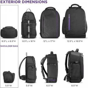 Padded Travel Personalized Customized Camera Bag Camera Case Compatible for Sony Canon Nikon Camera and Lens