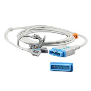 China Cable de extensión del adaptador GE 11Pin SpO2, sonda de oxígeno médica, sensor SpO2 wholesale