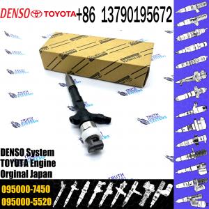 0950007450 Genuine Diesel Injector 23670-30290 23670-39165 095000-7450 For Toyota Dyna 3.0 D, 1KD-FTV, D-4D, Dutro, 300,