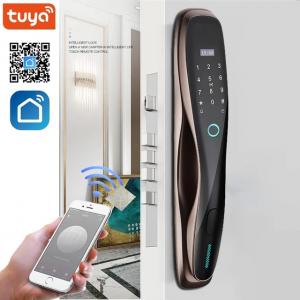 China Apartment / Home Face Recognition Door Lock Cool Smart Door Lock With Camera supplier