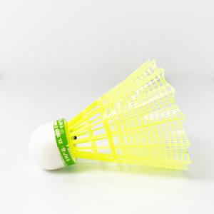 Plastic Feather Nylon Badminton Shuttlecock Continuously Bounce Good Toughness Badminton Ball