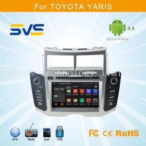 China Android 4.4 car dvd player GPS navigation for Toyota Yaris 2005-2011 car stereo quad core supplier