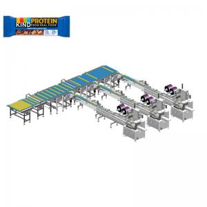China Full automatic flow wrap food sorting and packing line supplier