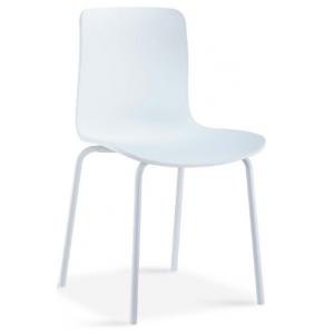 modern home furniture plastic dining chair with metal leg