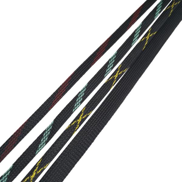 240±10°C Melting Point Zipper Cable Sleeve Braided Wrap for Easy Cable Management