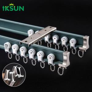Curved Ceiling Sliding Aluminum Curtain Track Bendable Recessed Curtain Rail