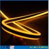 whole sale 24V double side yellow led neon flexible strip for outdoor