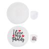 DIY Custom Sublimation Frisbee 25cm Blank Round Sublimation Foldable Fan