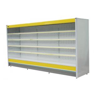 China Easy Cleaning Supermarket Display Chiller , Fruit Vegetable Display Freezer supplier