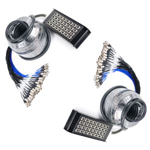 China Fan to Fan Ethercon RJ45 Tactical Ethernet 4CH Audio Multicore Network Cable Extender Winding Drum Compatible with WiFi 4G 3G wholesale