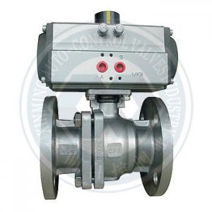 China Quarter Turn Pneumatic Ball Valve Actuator Double Action  Or Spring Return supplier