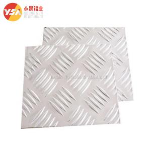China 5 Bar Aluminium Checker Plate Pattern Aluminum Plate AA1100 Aluminum Checkered Plate for Elevator Floor supplier