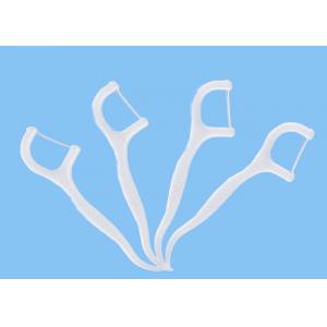 50pcs Oral clean dispossable Waxed Floss Picks Teeth Toothpicks Interdental Brush