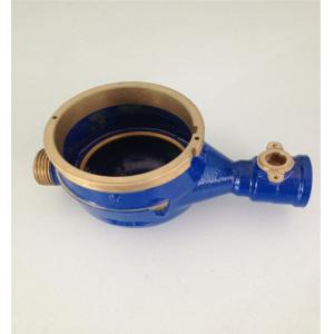 DN15-DN50 Brass Water Meter Body , Valve Controlled Brass Water Flow Meter Body