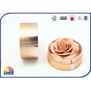 China Flower Paper Gift Packaging Tube Custom Logo Printed Matte Lamination supplier