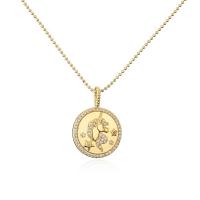China 24K Vintage Coin Pendant Necklace on sale