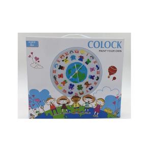 China Funny Arts And Crafts Kits For Kids Craft Clock Mechanism with DIY Painting supplier