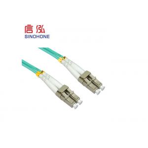 PVC LSZH Material Fiber Optic Patch Cord , SC Multimode Fiber Cable