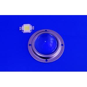 50Mm Led Glass Lens , Road Lamp / Led Street Light Module With Metal Holder