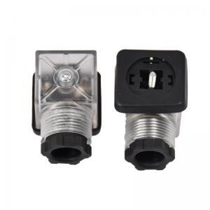 China Field Wirable Solenoid Valve Connector 10A 250V LED DIN 43650 Connectors supplier
