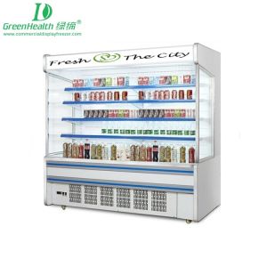 China Night Curtain Multideck Open Chiller With Microcomputer Digital Temperature Controller wholesale
