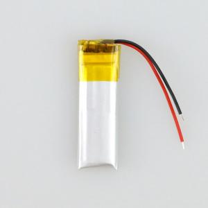 China 401030 Rechargeable 3.7V Li Polymer Battery 80mAh For Smart Cards supplier