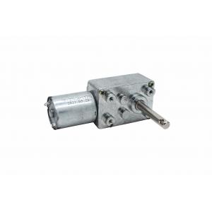 24V Dc Worm Gear Motor With Encoder Micro Ratio 1/52 For Industrial Equipment