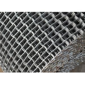 China Honeycomb Wire Mesh Conveyor Belt , Metal Mesh Belt With Clinched Edge supplier
