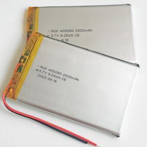 8.88wh 3.7v Rechargeable LiPo Battery 2500mah Polymer Lithium Battery