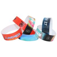 China Lightweight Wristband Paper Bracelets For Events Personalised Adjustable on sale