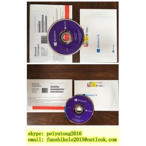 Multi language Microsoft Win 10 Pro 64bit OEM Software DVD + OEM key Activation Online