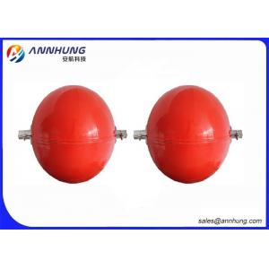 China Red Orange  Power Line Marker Balls On Electrical Transmission Lines supplier