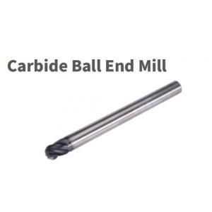 China Worldia Solid Carbide Tools Carbide Ball End Mill For Titanium Alloy supplier
