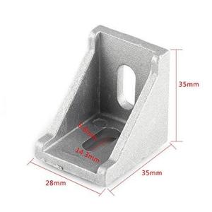 perfiles de aluminio de la protuberancia de la impresora 3d/corchete menor/mayor de aluminio