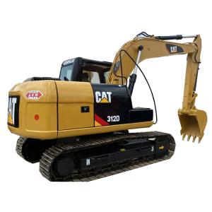 12 Ton Used Hydraulic Crawler Excavator Caterpillar Excavator 312D